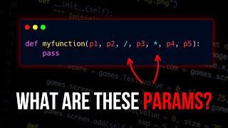 What Are * and / Parameters in Python Functions?