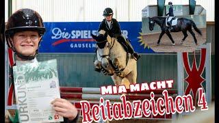 Mia macht Reitabzeichen 4 🫣