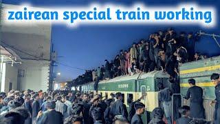 Zairean special train working