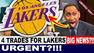 BREAKING LAKERS! FINALLY 4 SUCCESSFUL TRADES! LAKERS UPDATE! LOS ANGELES LAKERS NEWS