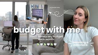 My Millionaire Monthly Money Routine (March Review, April Budget) 