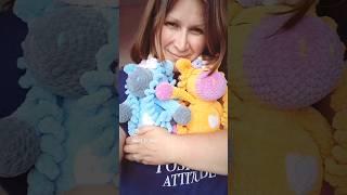 Presenting my 2 unicorns #unicorn #crochet #amigurumi #handmade #vlog #mom #magic #creative #hobby