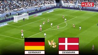 LIVE : GERMANY vs DENMARK I KNOCKOUT STAGE I TODAY LIVE MATCH I eFootball Pes 21