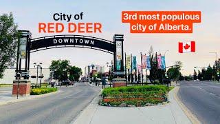 RED DEER Downtown Tour, Alberta | Small City Living in Western Canada.