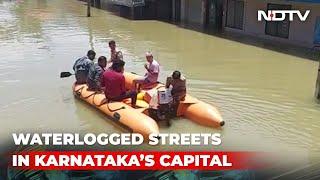 Bengaluru Rain: Heavy Rain Causes Waterlogging, Traffic Jams