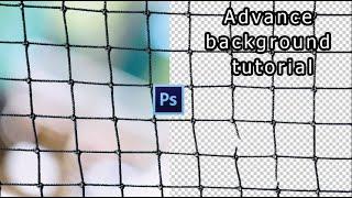 How to remove the Fence  background  in photoshop cs6 | 1 minute photoshop