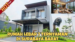 Inspirasi Rumah Lebar 7 Ternyaman di Surabaya Barat Dengan Desain Yang Berkelas