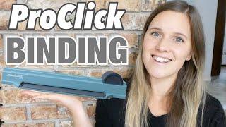 PROCLICK BINDING SYSTEM! | DEMO & DIY HOMESCHOOL CURRICULUM