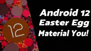 First Look | Android 12 Easter Egg | Material You All the Way!!