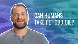 Can Humans Take Pet CBD Oil?