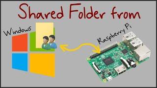 How to set up a shared folder between a Windows host and a Raspberry Pi