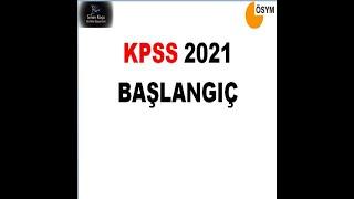 KPSS 2021 Maratonu Başlıyor.