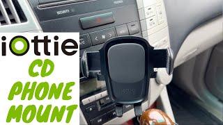 iOttie Easy One Touch 5 CD Player Phone Mount REVIEW | The BEST Phone Mount For Your Car