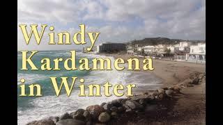 Kardamena on a windy winter's day