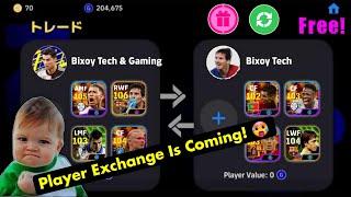 Player Exchange Feature In eFootball™ 2025 | How To Get Player Exchange eFootball™