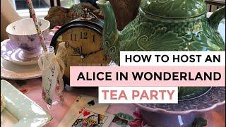 How to Plan an Alice in Wonderland Tea Party with Themed Food, Drinks, Decorations & Activities