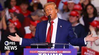 WATCH LIVE: Trump holds campaign rally in Allentown, Pennsylvania