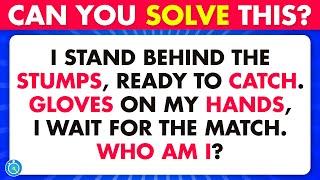 Can You Solve  These 25 CRICKET RIDDLES? | Cricket Quiz