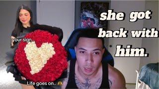 REACTING TO MY EX GIRLFRIEND RECEIVING FLOWERS FROM HER MAN!