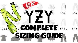 NEW $20 YEEZY Merch Complete SIZING GUIDE