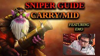 How To Play Sniper - 7.31c Basic Sniper Guide