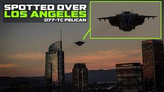 Spotted over downtown Los Angeles, CA #ufo #drone #pelican #d77tc #uap