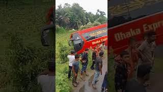 Dhaka Express Bus Accident  #bus_accident #shortvideo #bd_bus_lover