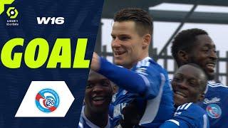 Goal Kévin GAMEIRO (49' - RCSA) FC LORIENT - RC STRASBOURG ALSACE (1-2) 23/24