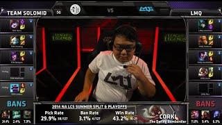 TSM vs LMQ Game 4 | Semi Finals NA LCS Summer 2014 Playoffs | LMQ vs TSM G4 PAX S4 Worlds Regionals