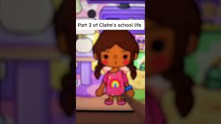 CLAIRE'S SCHOOL DAY️||*WITH VOICE*||Toca boca roleplay