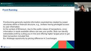 Maximal Extractable Value (MEV) in Eth2