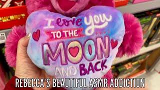 ASMR Shopping Walmart for Valentines! (No talking version) Cool footstep sounds in boots!