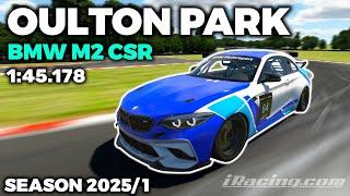 iRacing Guide BMW M2 CSR Oulton Park International + Hot Lap + Setup - 1:45,178