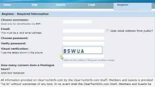 How-To Register for Free Membership at ClearTechInfo.com