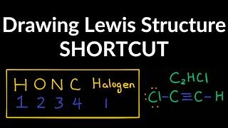 How to Draw Lewis Structure SHORTCUT: Super Quick and Easy Way with Many Examples