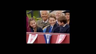 Funny moments when Prince Louis making his siblings to laugh, funny right.￼