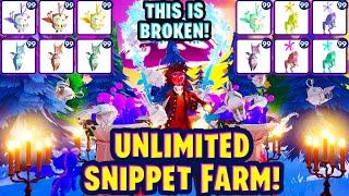 ULTIMATE Snippet Farm in Disney Dreamlight Valley. Unlimited Snippets of EVERY TYPE! This Is BROKEN!