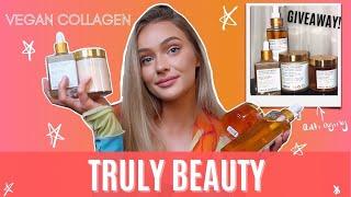 SHOULD YOU BUY TRULY BEAUTY ANTI-AGING VEGAN COLLAGEN PRODUCTS? | Viral on Tik Tok + GIVEAWAY!