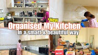 *Magical* How To Remove THICK GREASE From KITCHEN Walls & CabinetsCLEAN & ORGANISE my New Kitchen