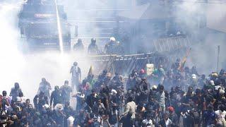 Manifestantes invadem palácio presidencial no Sri Lanka