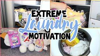 ULTIMATE LAUNDRY MOTIVATION/WASH DRY FOLD PUT AWAY/THIS WEEKS WHOLE LAUNDRY/ FOLDING MOTIVATION