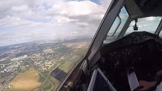 ATR 42-320F Landing Brno Turany Airport Czech Republic, FREIGHT DOG