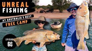 UNREAL FISHING at AUSTRALIA'S BEST FREE CAMP | PENNEFATHER RIVER - Ep 68