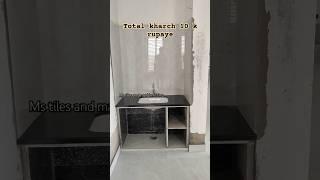 Counter top design #black counter top #tiles #granite #bathroom #short video