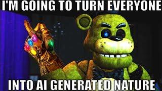 [FNAF MOVIE MEME] Golden Freddy Turns Everyone Into Nature!