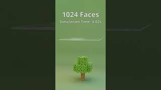 Minecraft Tree vs Cloth Simulation  | Satisfying 3D Animation