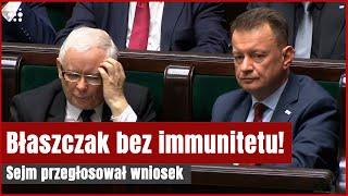 Mariusz Błaszczak pociągnięty do odpowiedzialności karnej! Nietęga mina posła PiS | Gazeta.pl