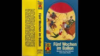 Jules Verne: Fünf Wochen im Ballon (1980). Abenteuer-Hörspiel mit Peter Schiff