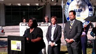 Kim Davis, sister of Troy Anthony Davis, 9/20/12