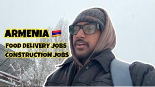 Describing Armenia  Food Delivery Jobs and Construction Jobs #armenia #vlog